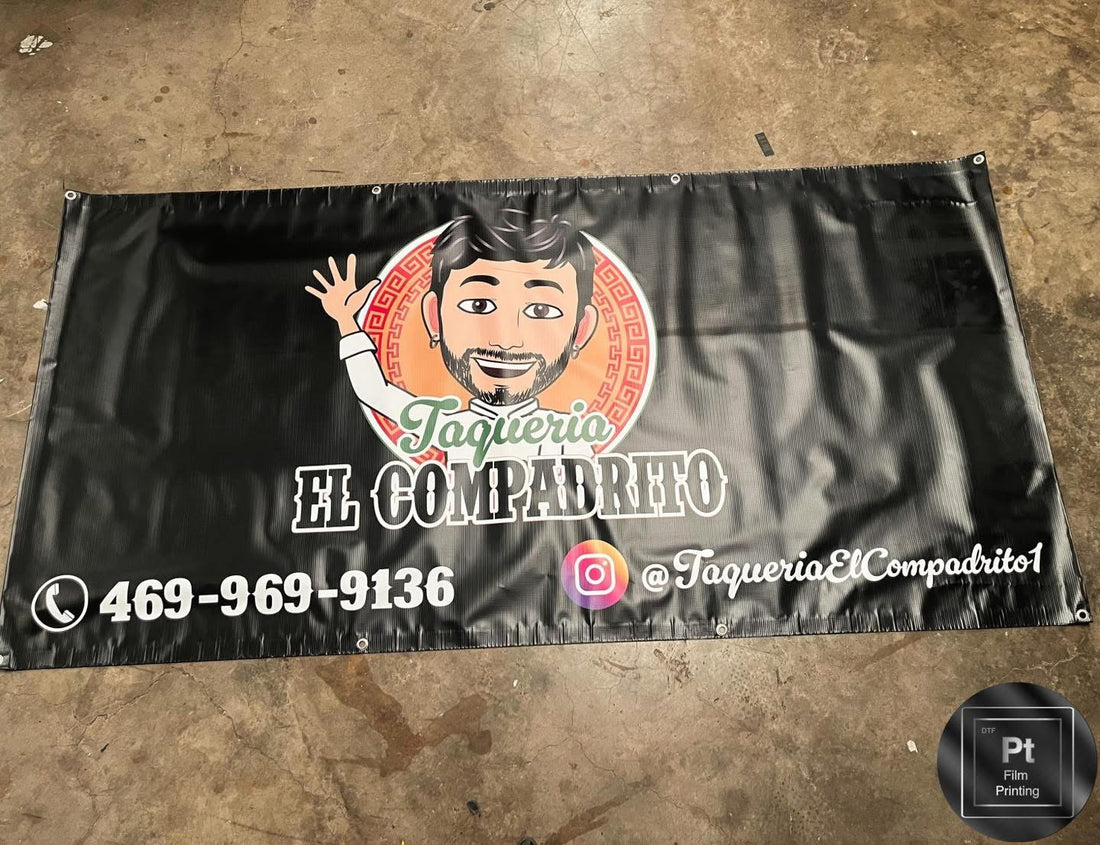 DOUBLE SIDED| Custom Vinyl Banners by the SQ FT